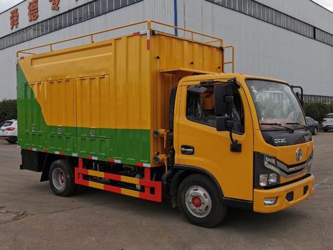 藍(lán)牌國六吸污凈化車_東風(fēng)小多利卡污水凈化車